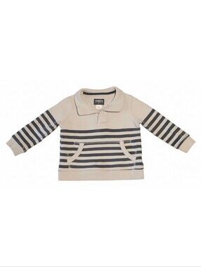 🔥5/$25🔥Oshkosh B'Gosh Todder Size 18M Sweater Button Blue/Gray